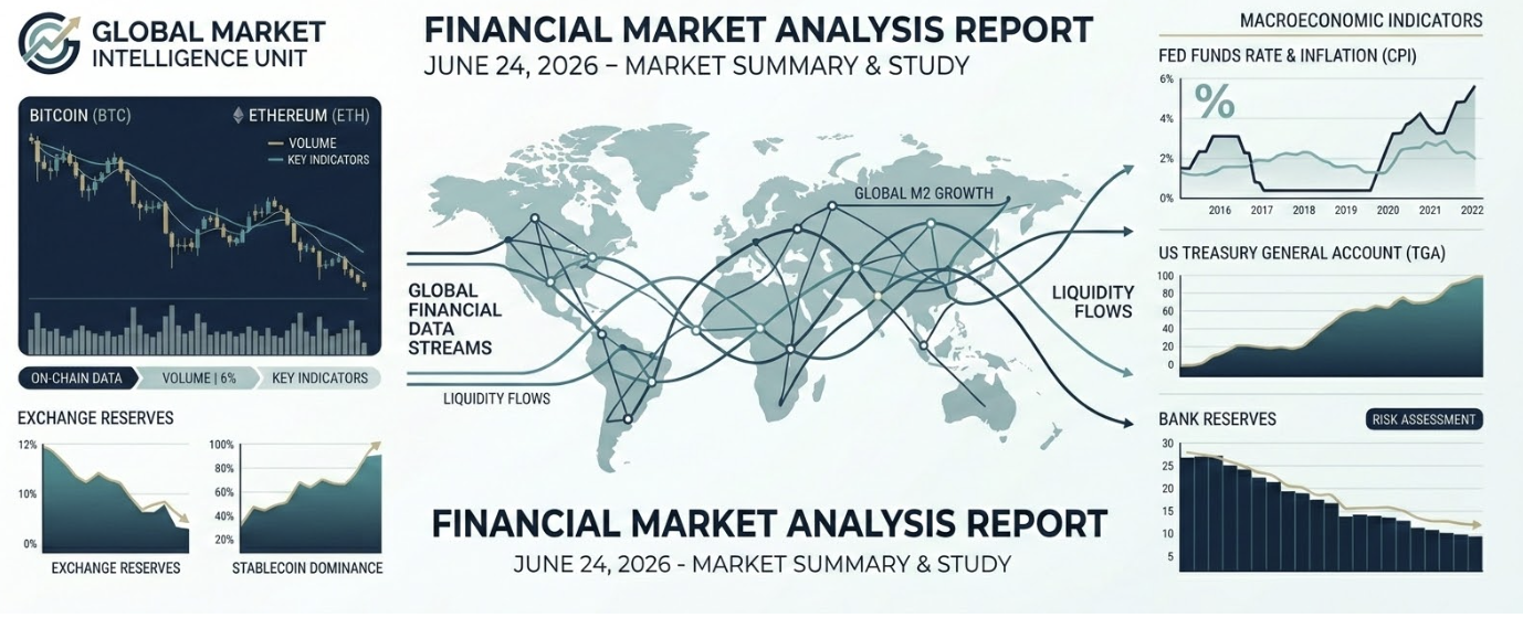 June 24, 2026 — Crypto & Stock Market Recap and Study Notes